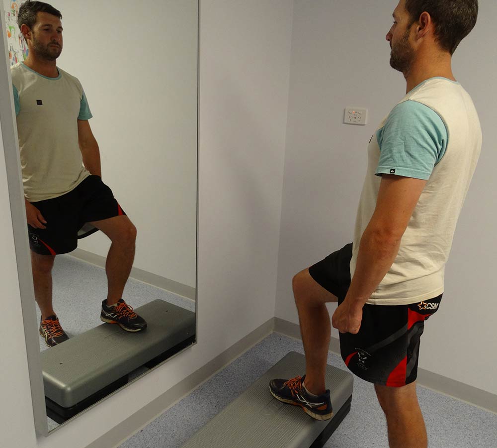 step training at west wyalong physio